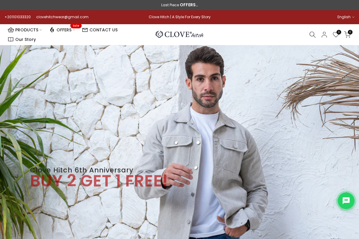 CloveHitch homepage screenshot