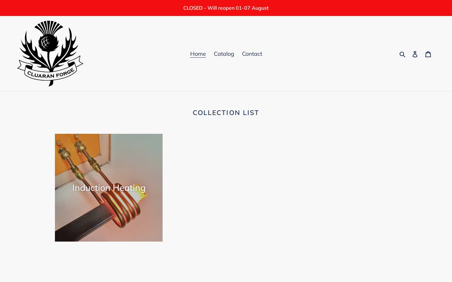 cluaranforge.com homepage screenshot