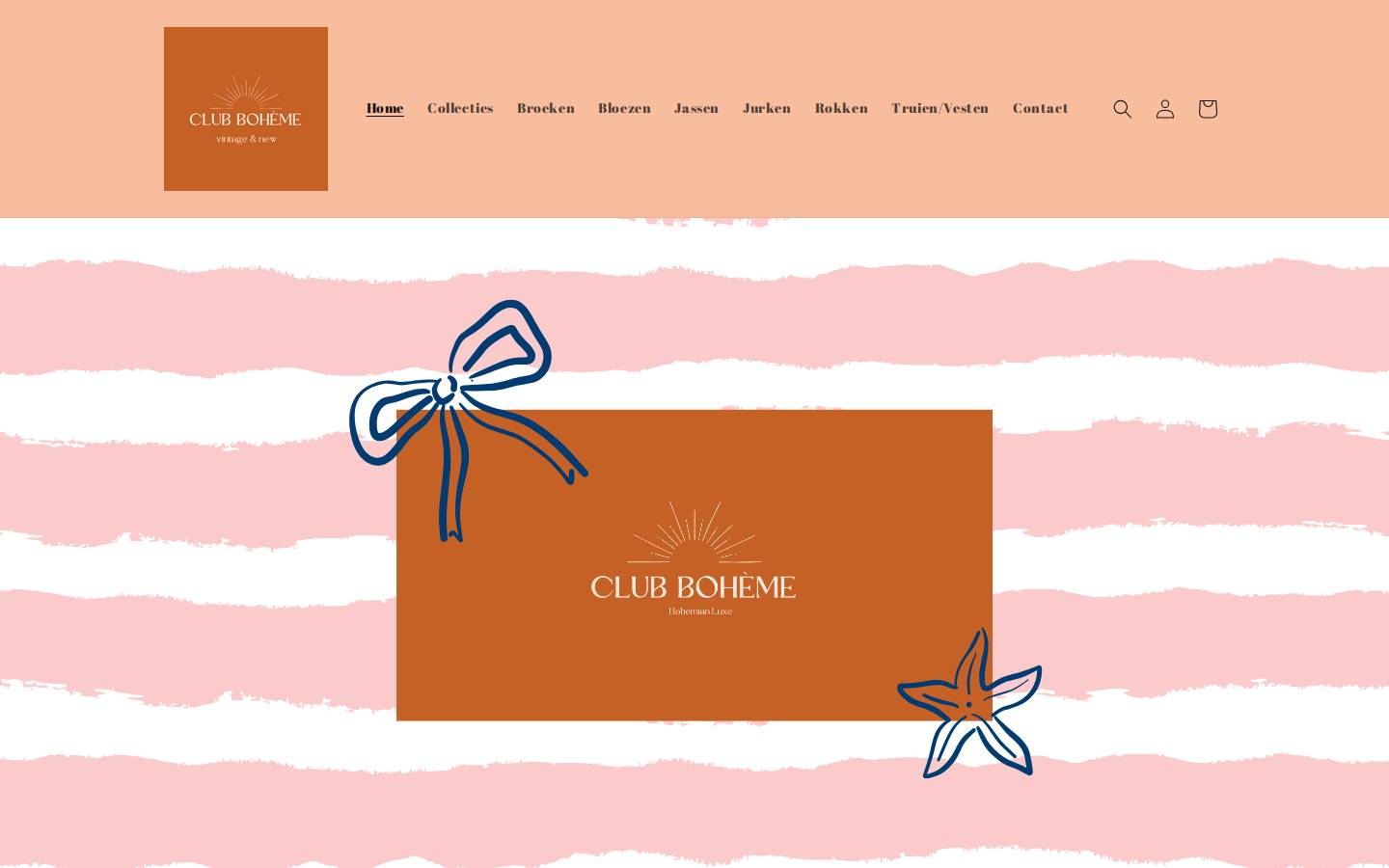 clubboheme.com homepage screenshot