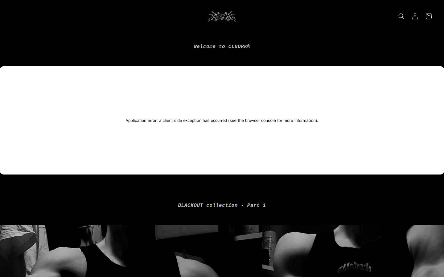 clubdark.org homepage screenshot