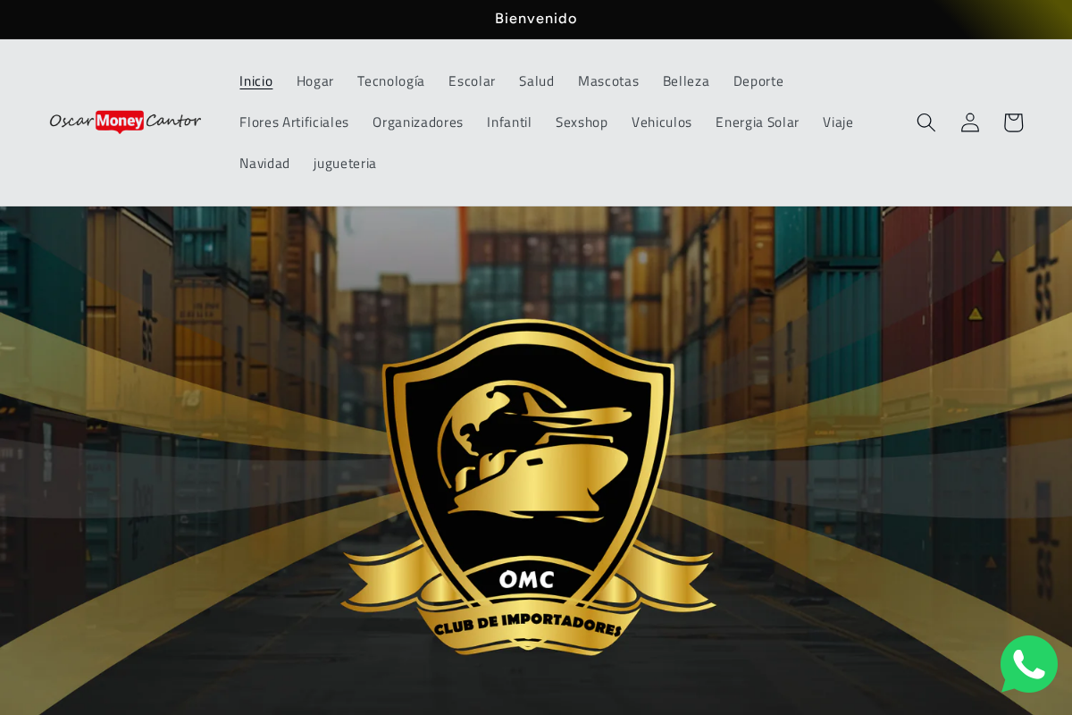Club de importadores OscarMoneyCantor homepage screenshot