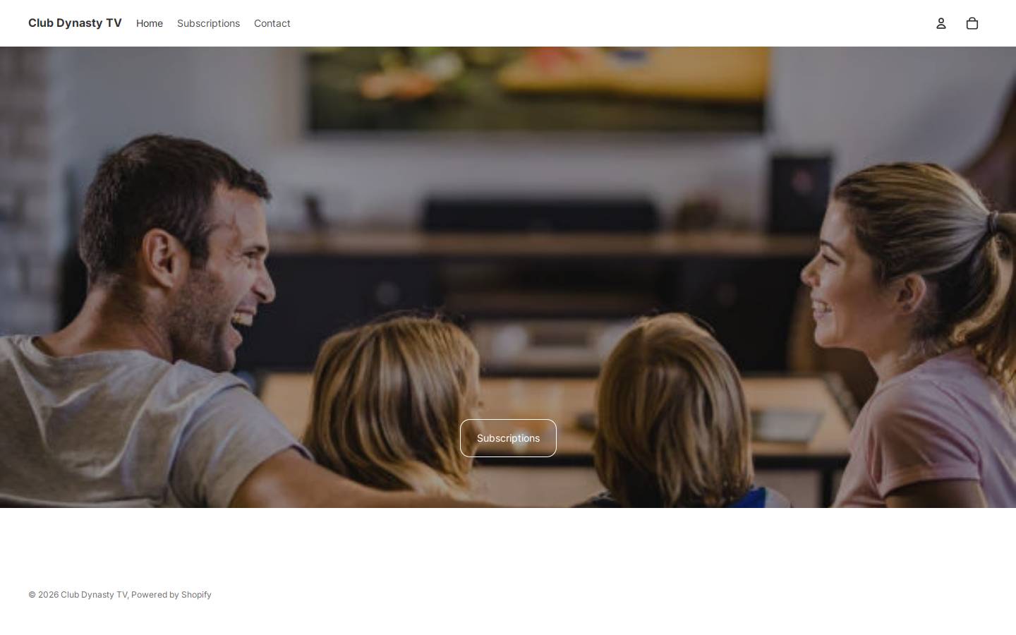 clubdynastytv.com homepage screenshot