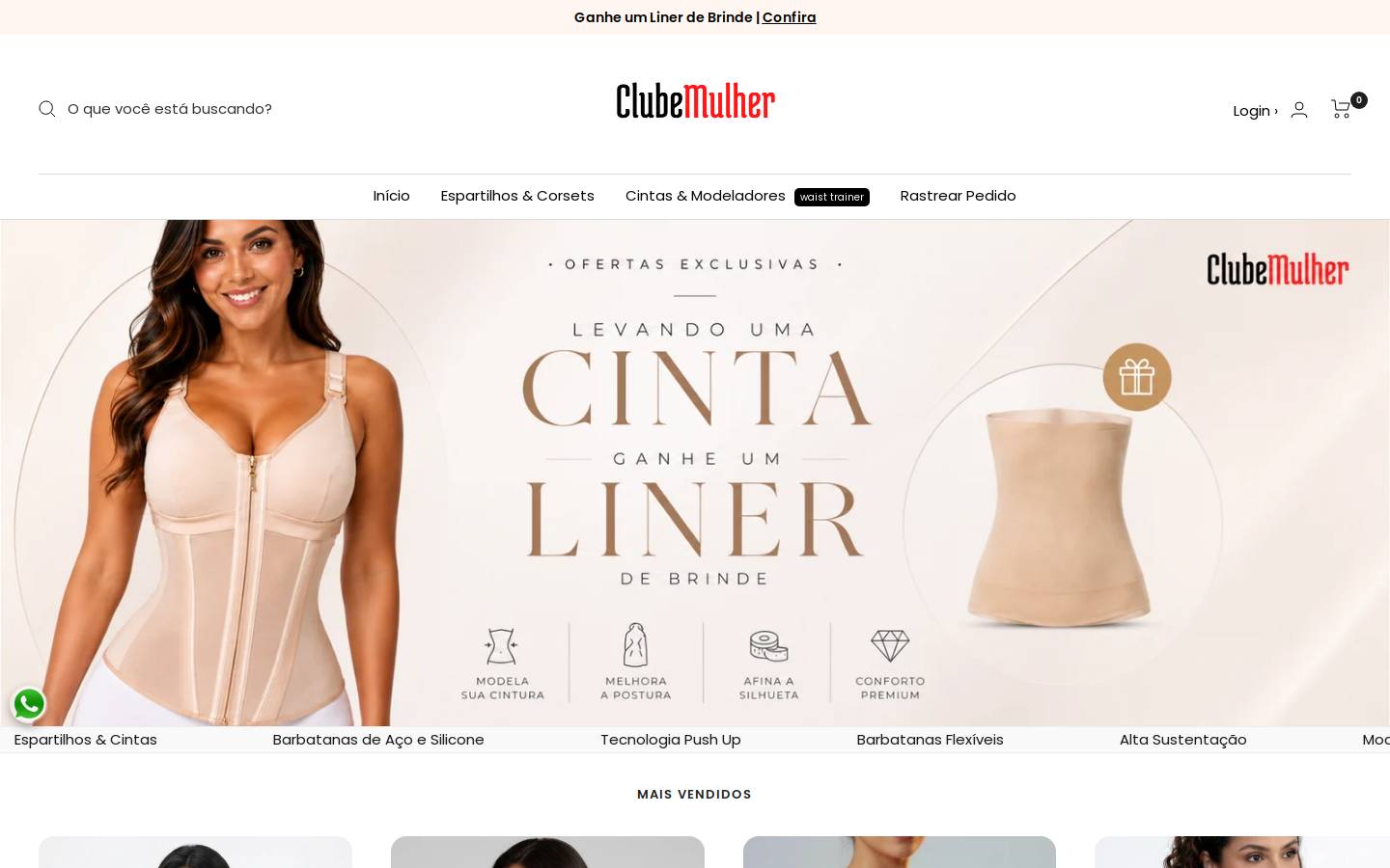 clube-mulher.com homepage screenshot