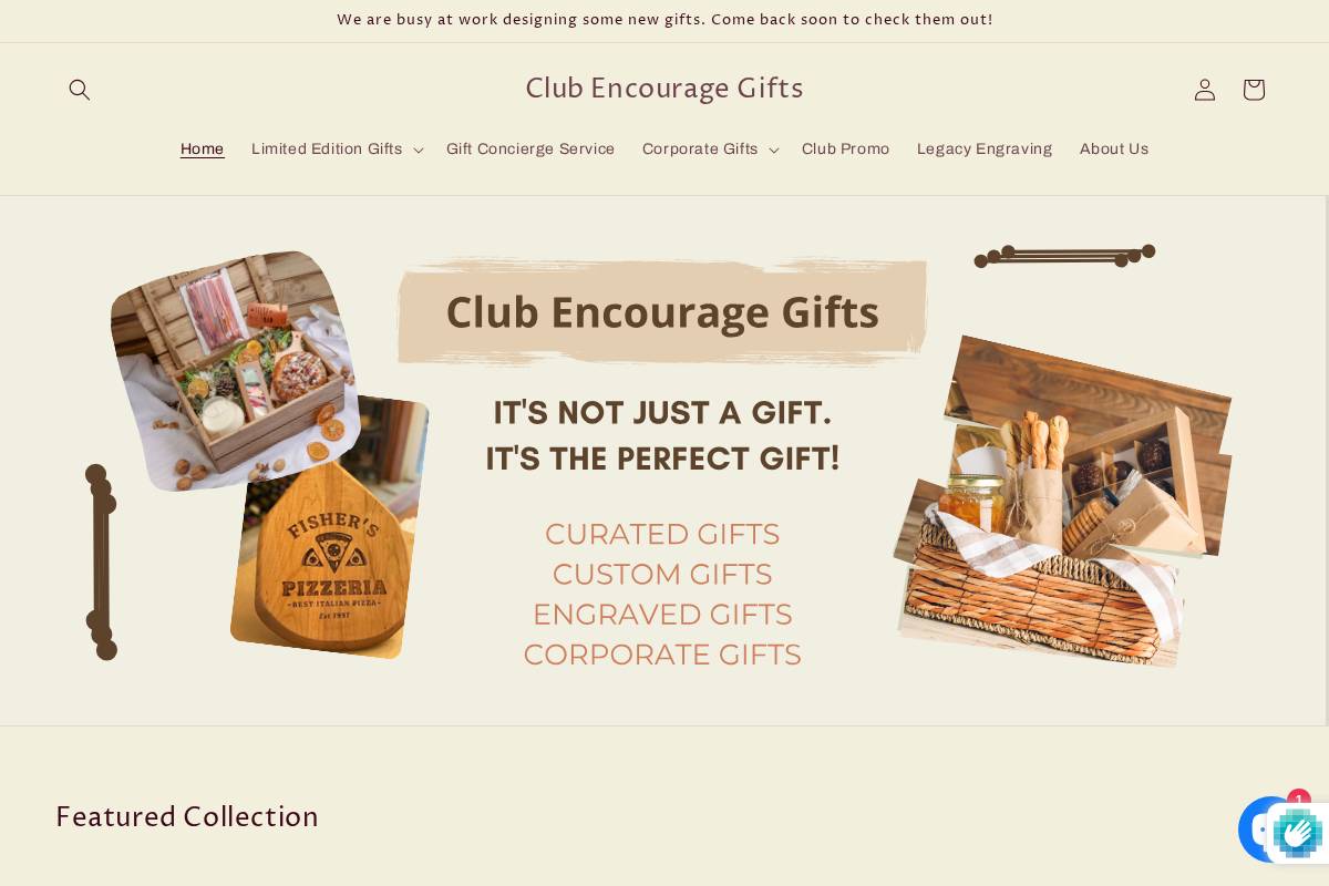 clubencourage.com homepage screenshot