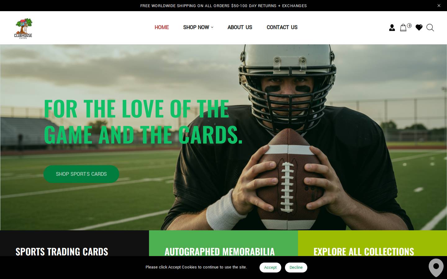 clubhousecardspgh.com homepage screenshot
