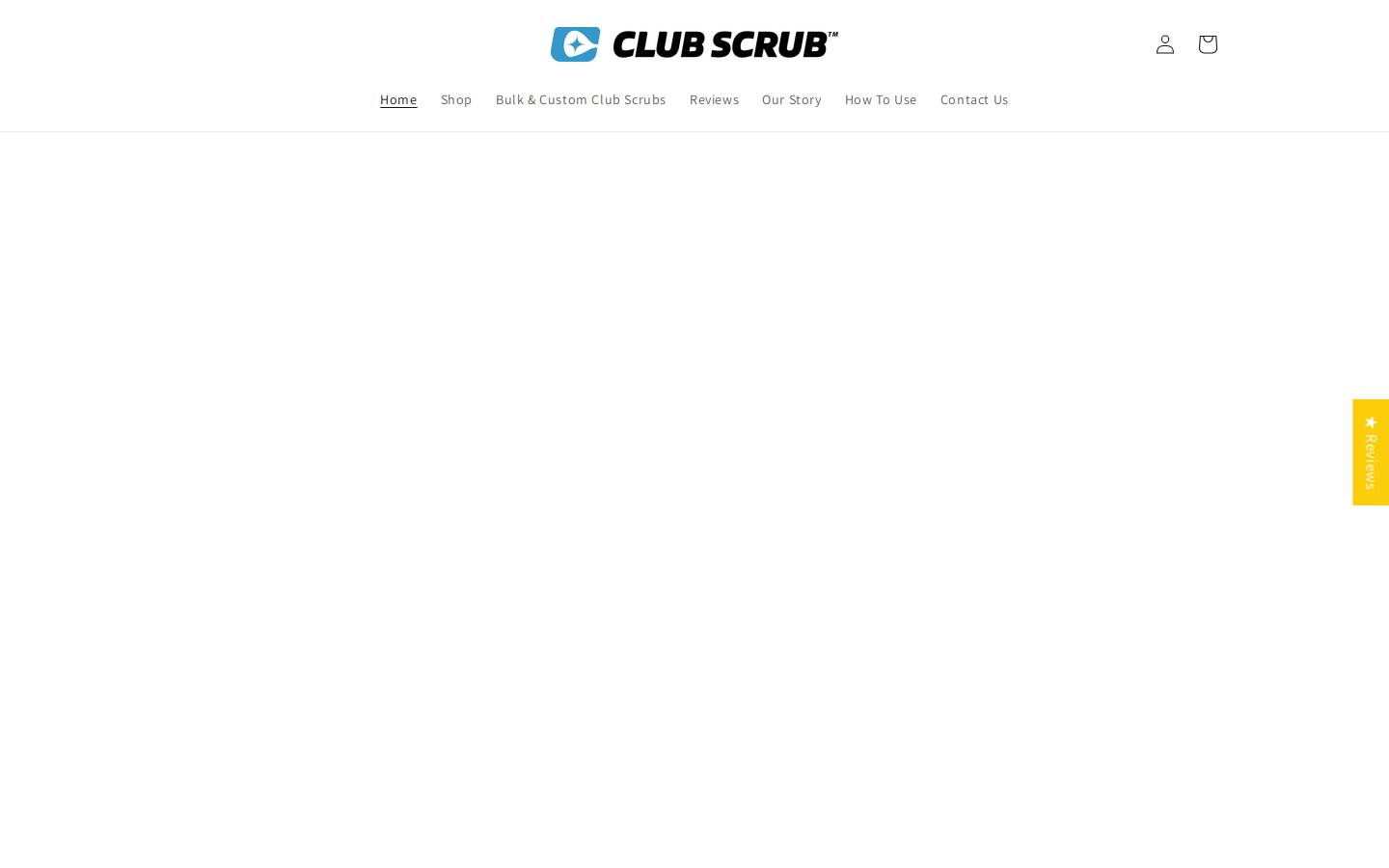 clubscrub.com homepage screenshot