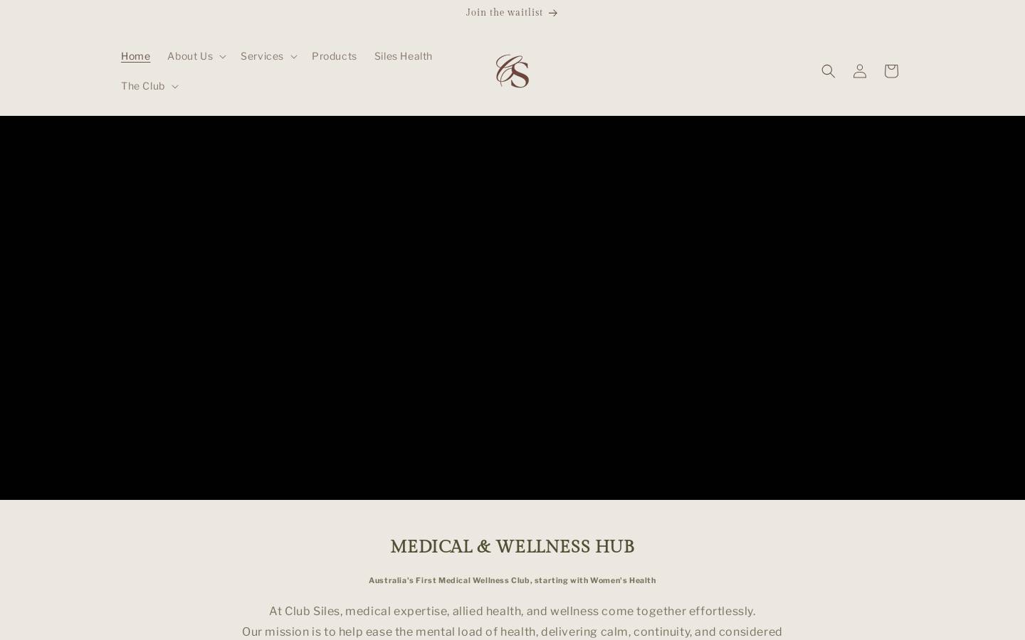 clubsiles.com homepage screenshot
