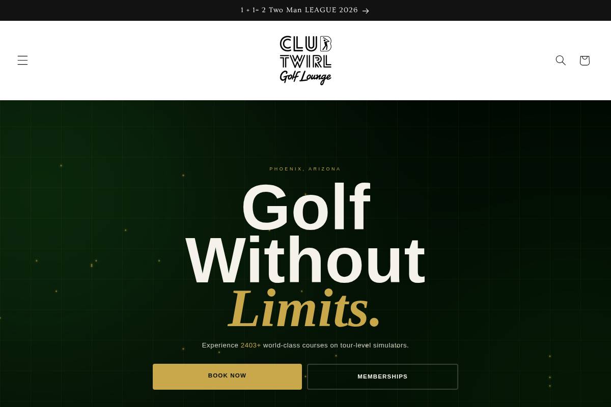 clubtwirl.us homepage screenshot