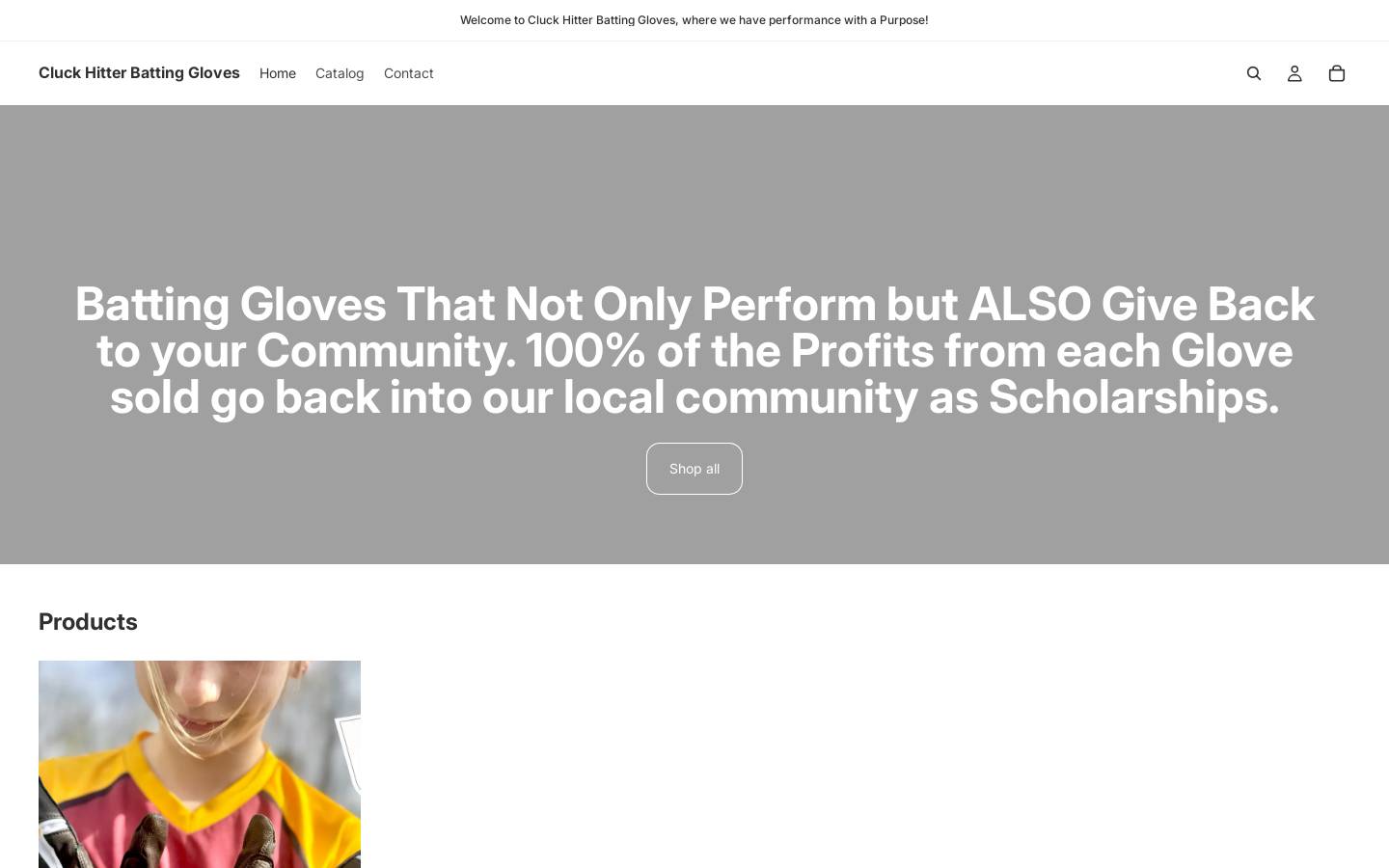 cluckhitter.com homepage screenshot
