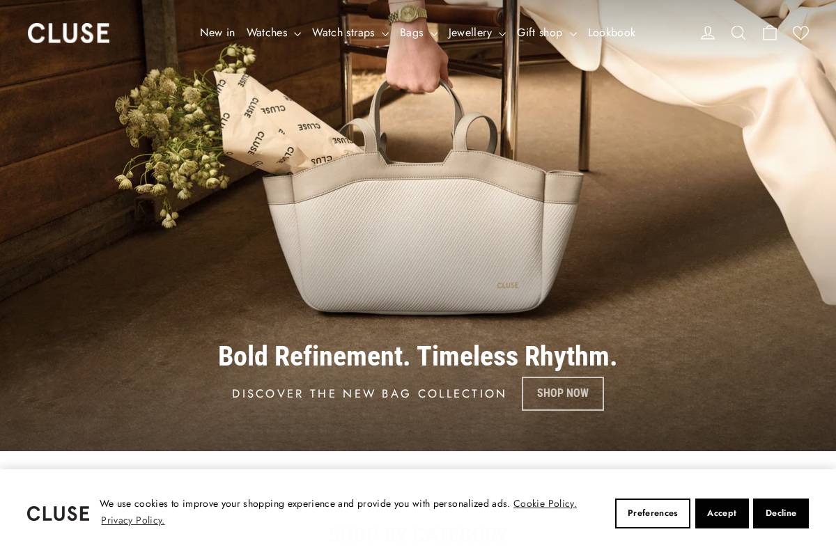 CLUSE homepage screenshot