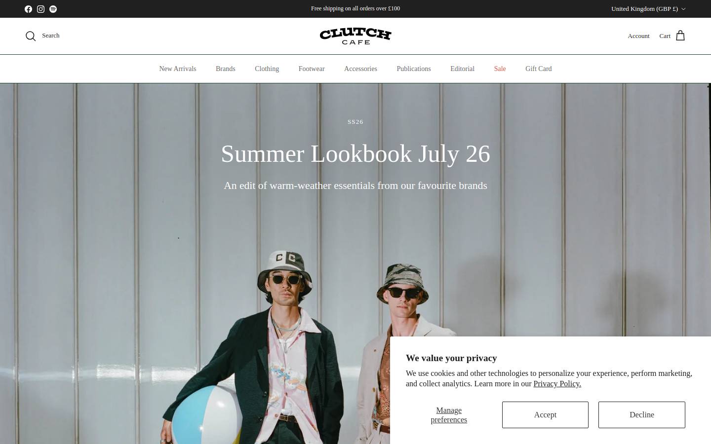 clutch-cafe.com homepage screenshot