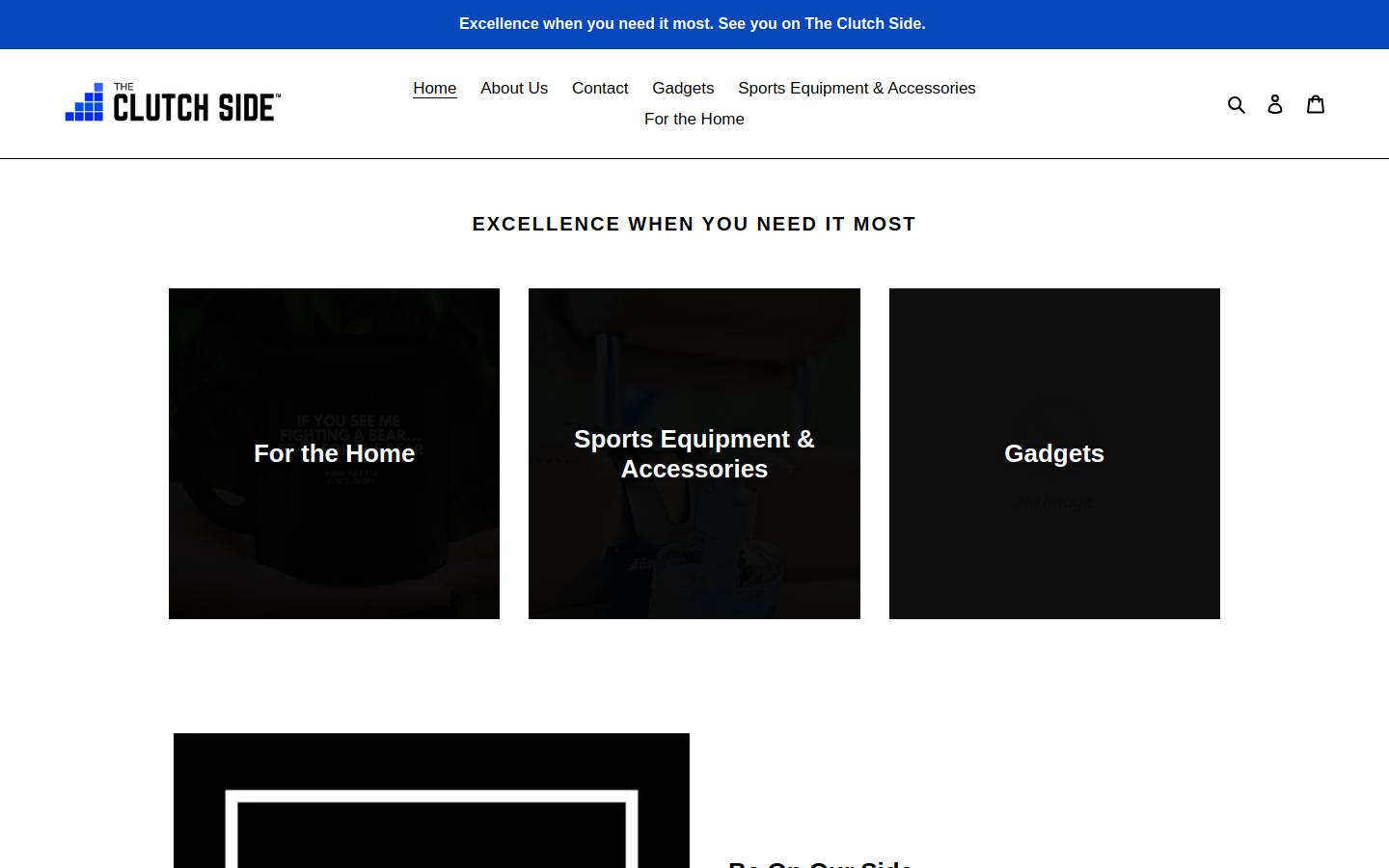 clutchside.com homepage screenshot