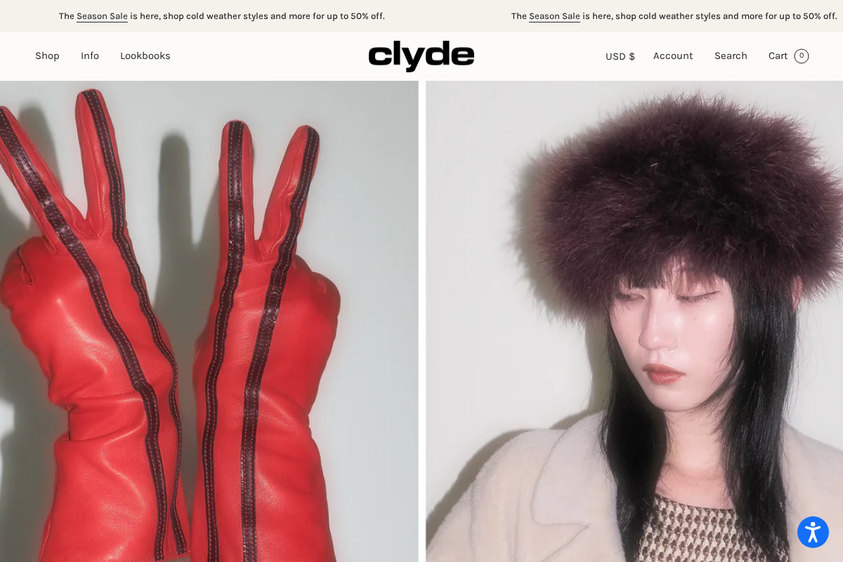 CLYDE homepage screenshot
