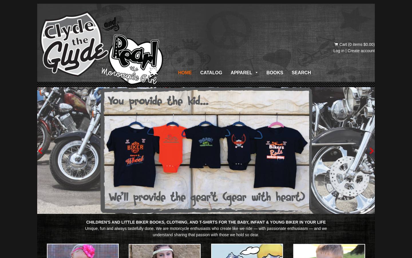 clydetheglyde.com homepage screenshot