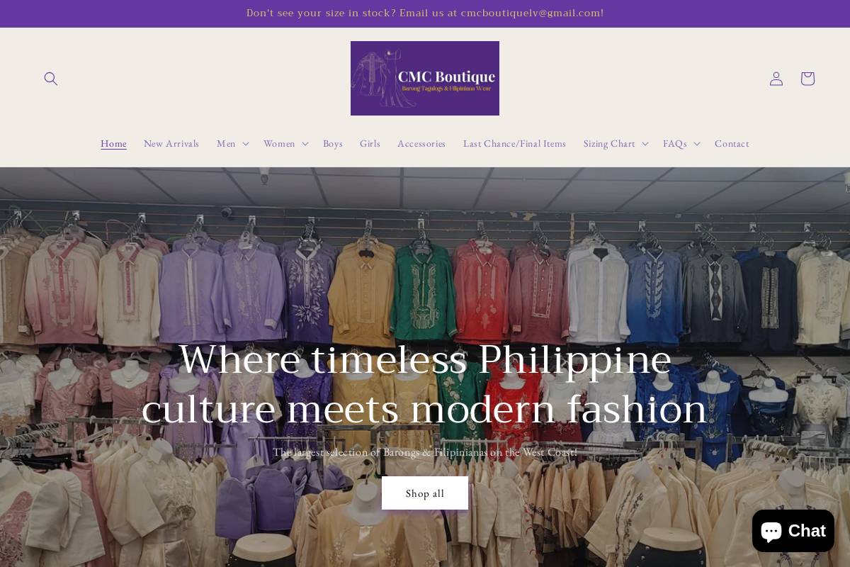 cmcbaronglv.com homepage screenshot