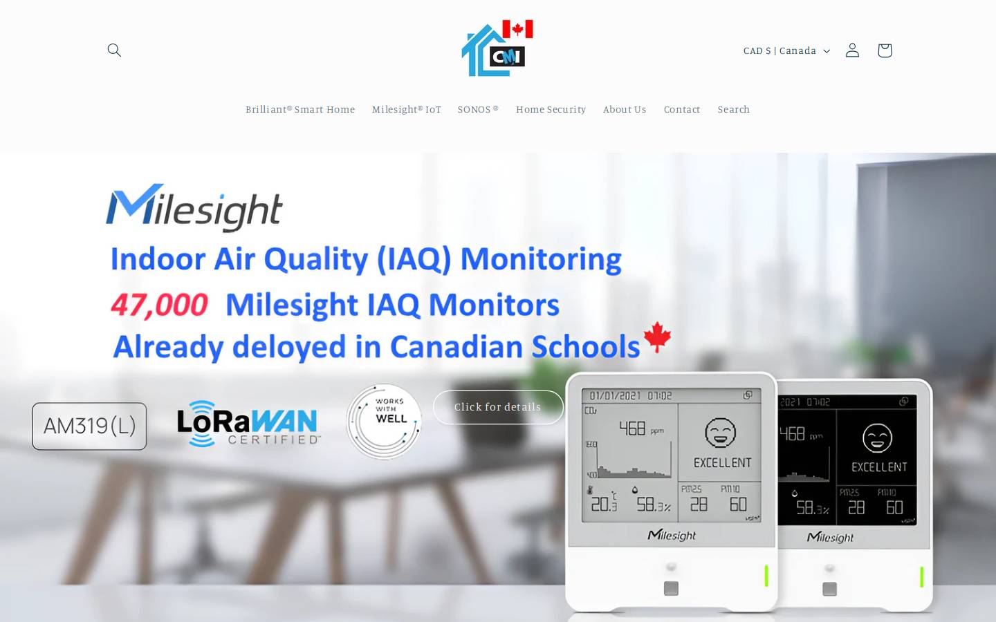 cmitech.ca homepage screenshot