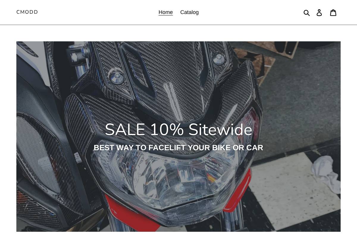 cmodd.com homepage screenshot