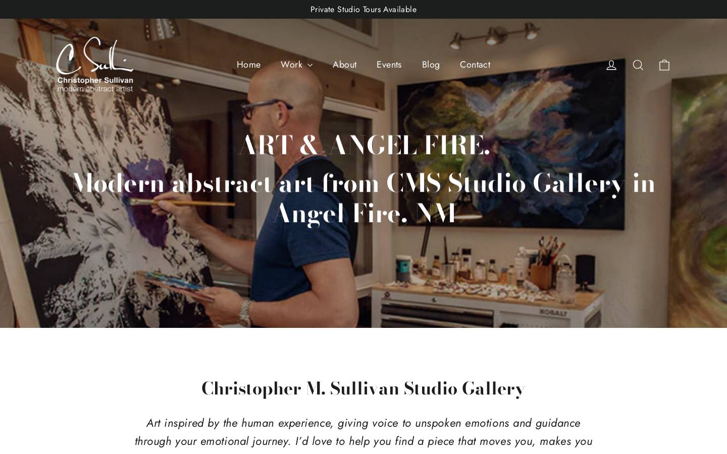 cmsstudiogallery.com homepage screenshot