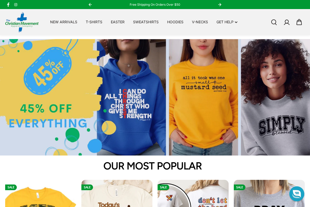 CM Tees homepage screenshot