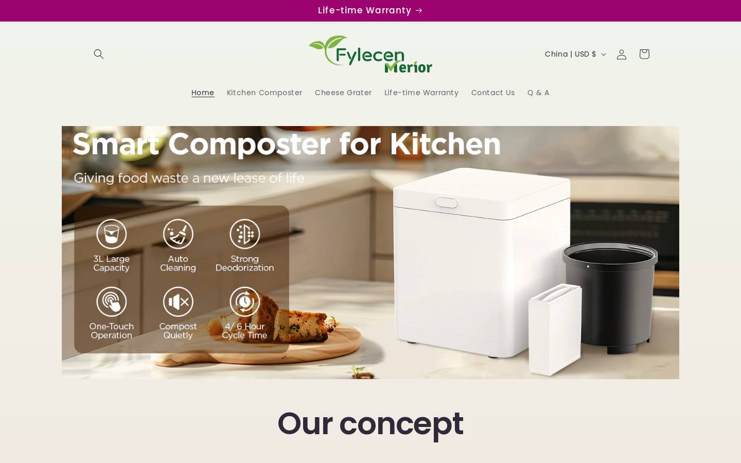 cncomposter.com homepage screenshot