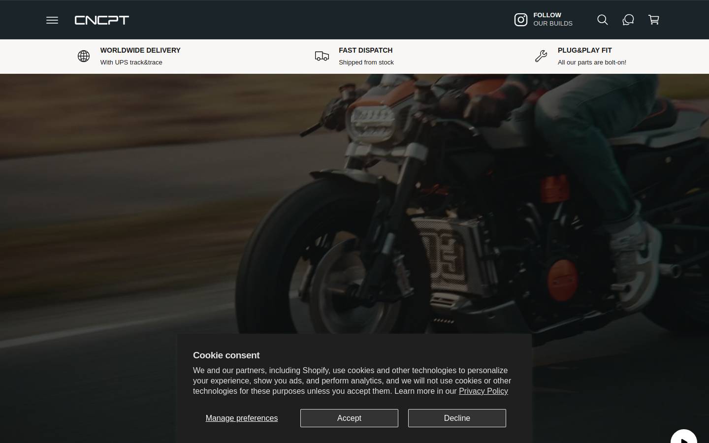 cncpt-moto.com homepage screenshot