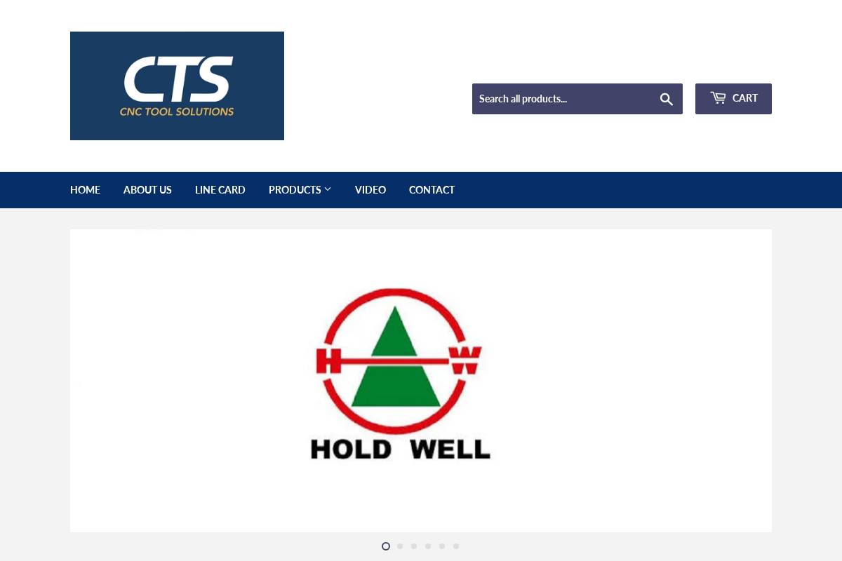 cnctoolsolutions.com homepage screenshot