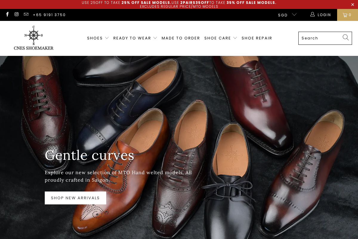 CNES Shoemaker homepage screenshot