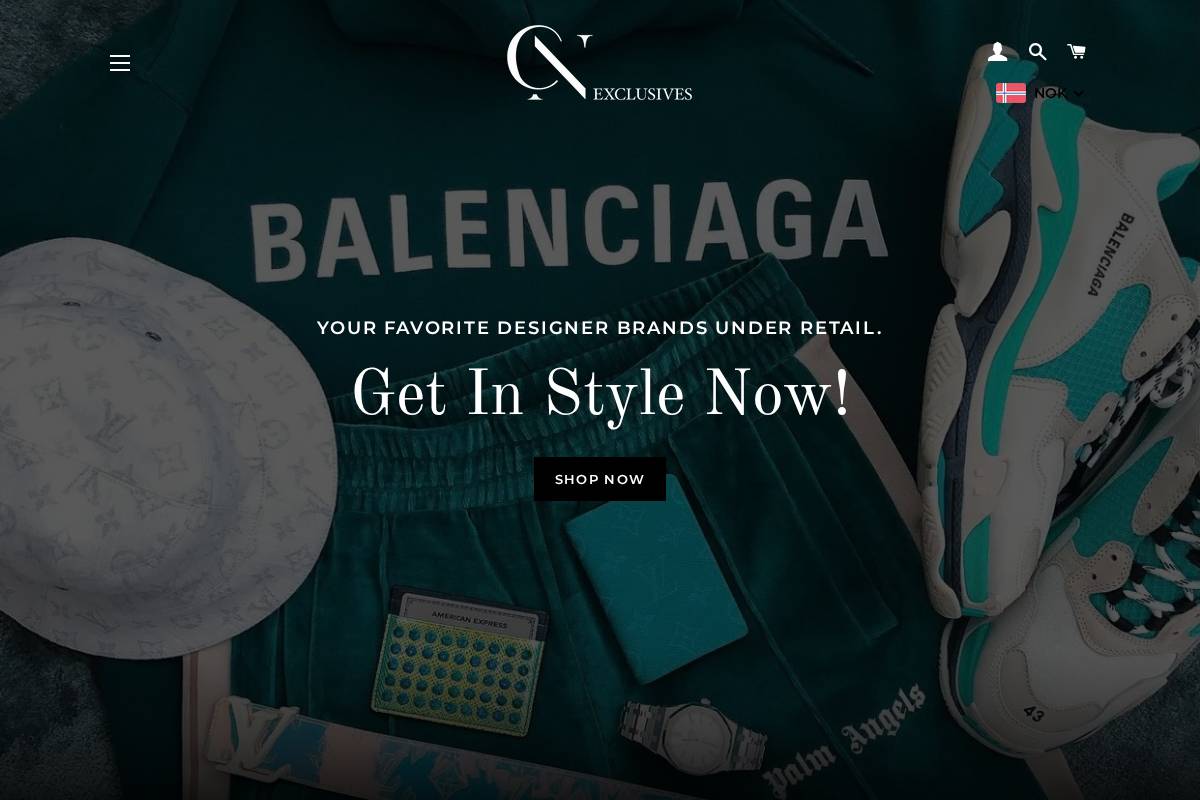 cnexclusives.com homepage screenshot