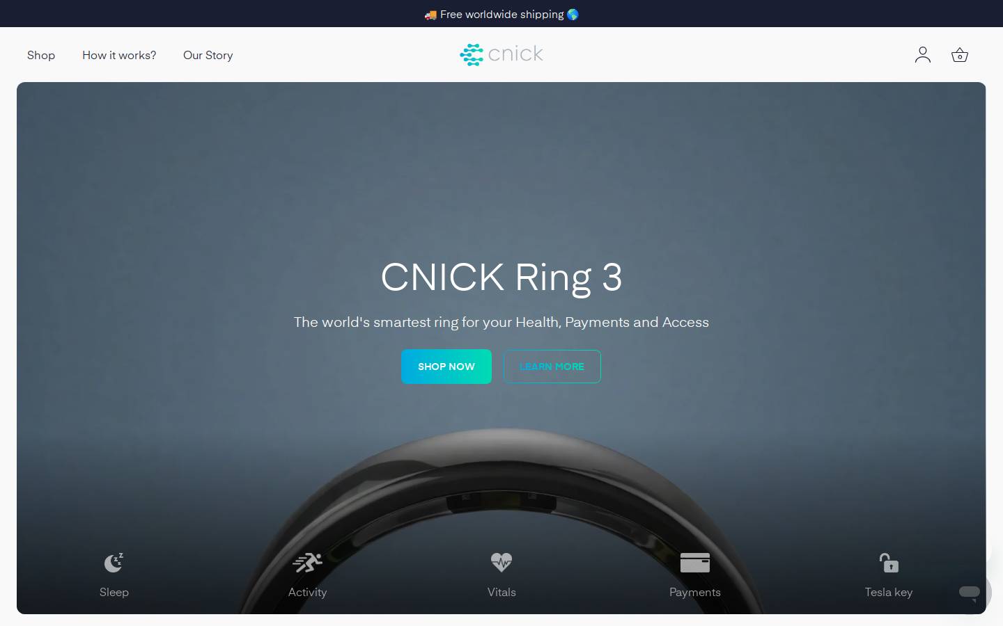 CNICK homepage screenshot