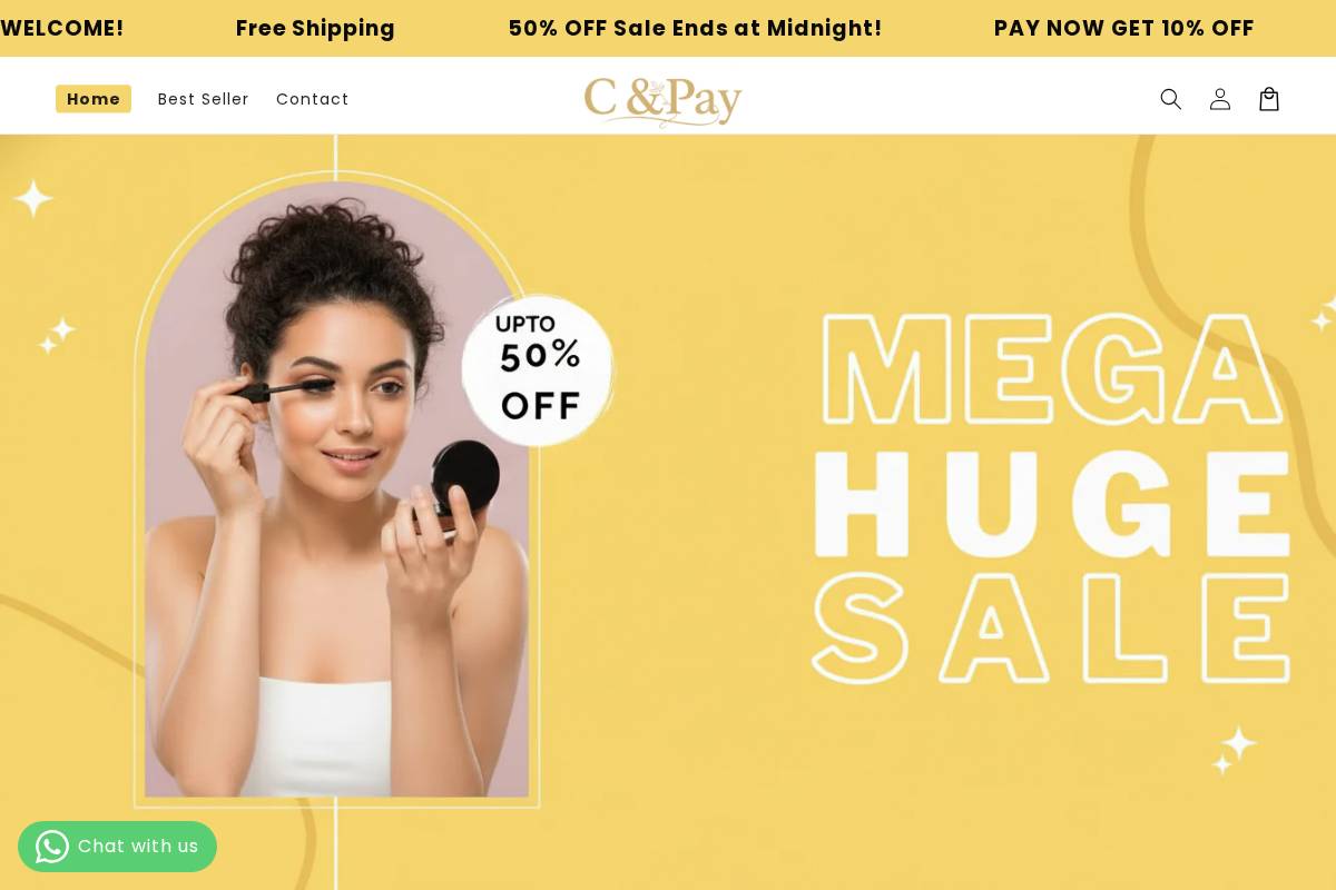 Cnpaystore homepage screenshot