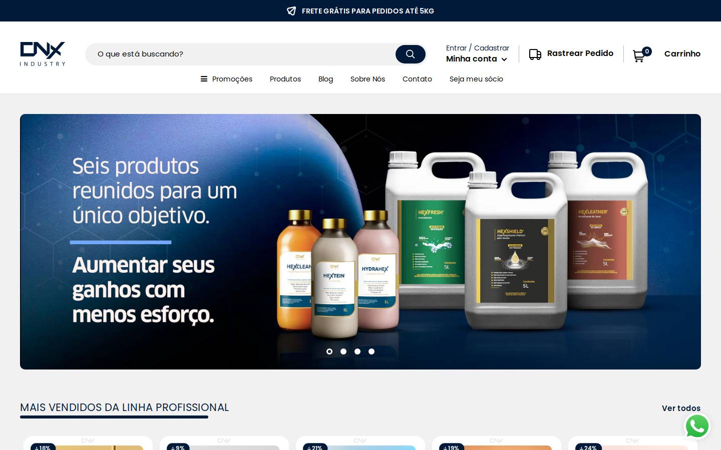 cnxindustry.com homepage screenshot