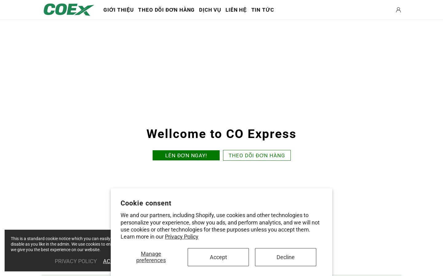 co-exp.com homepage screenshot