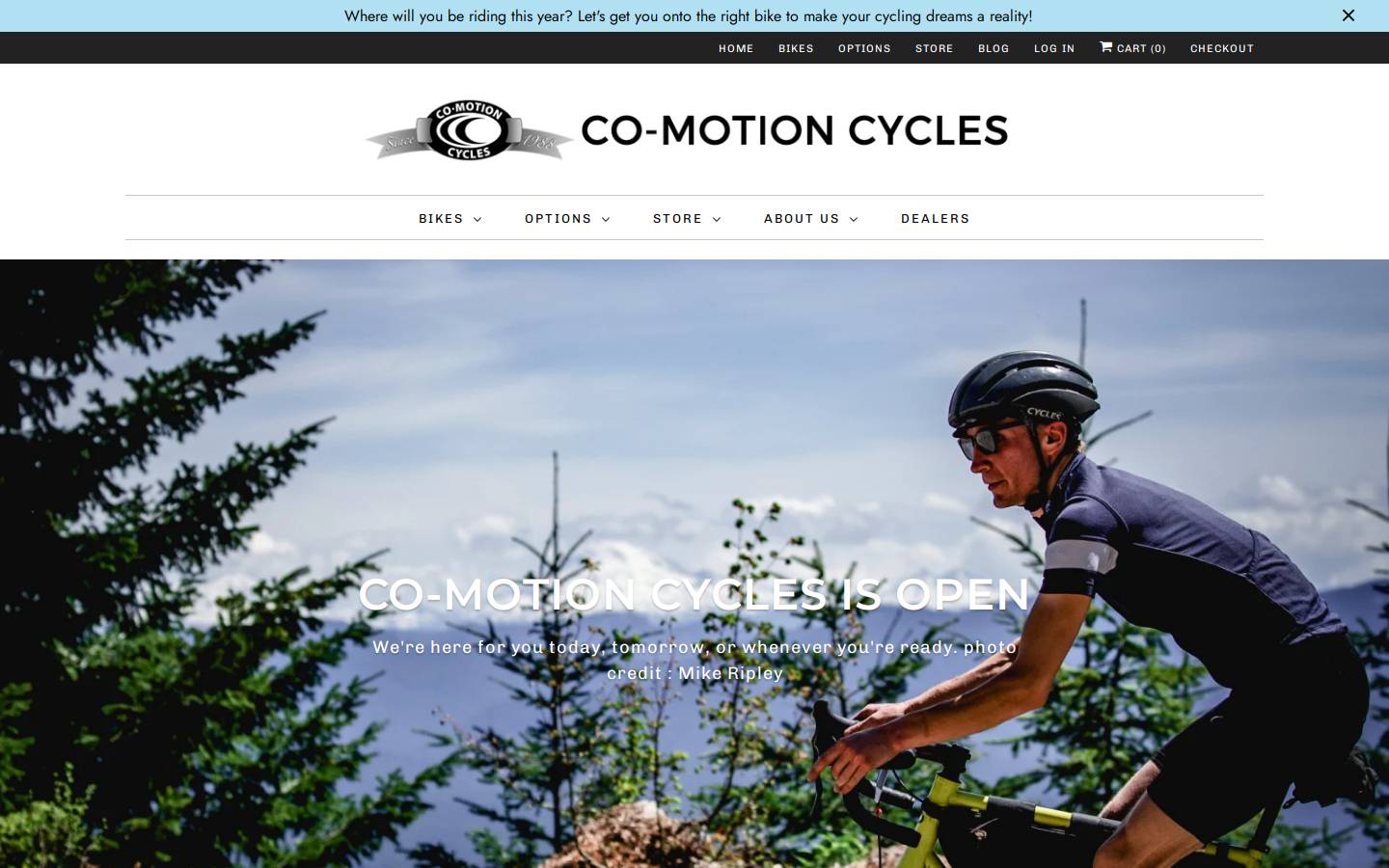 co-motion.com homepage screenshot
