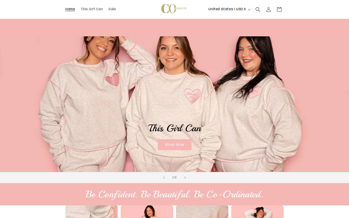 co-ordinated.com homepage screenshot