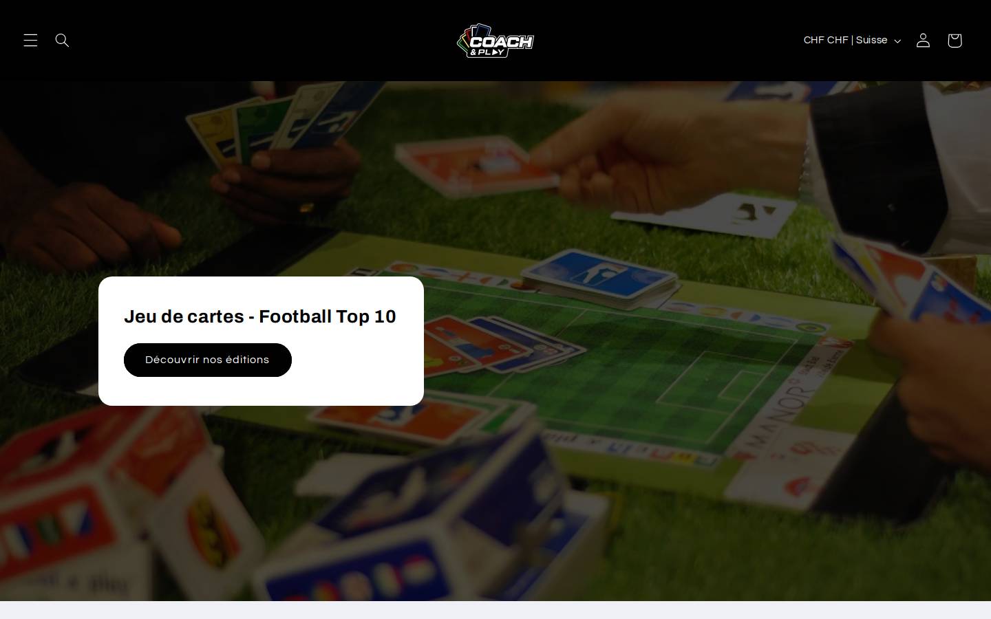 coachandplay.ch homepage screenshot