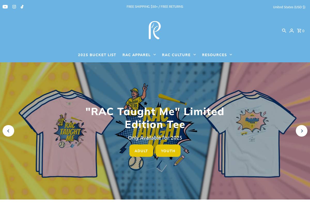 coachrac.com homepage screenshot