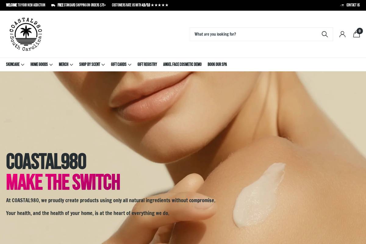 coastal980.com homepage screenshot