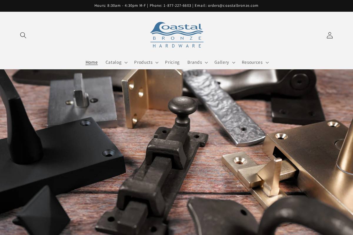 coastalhardware.com homepage screenshot