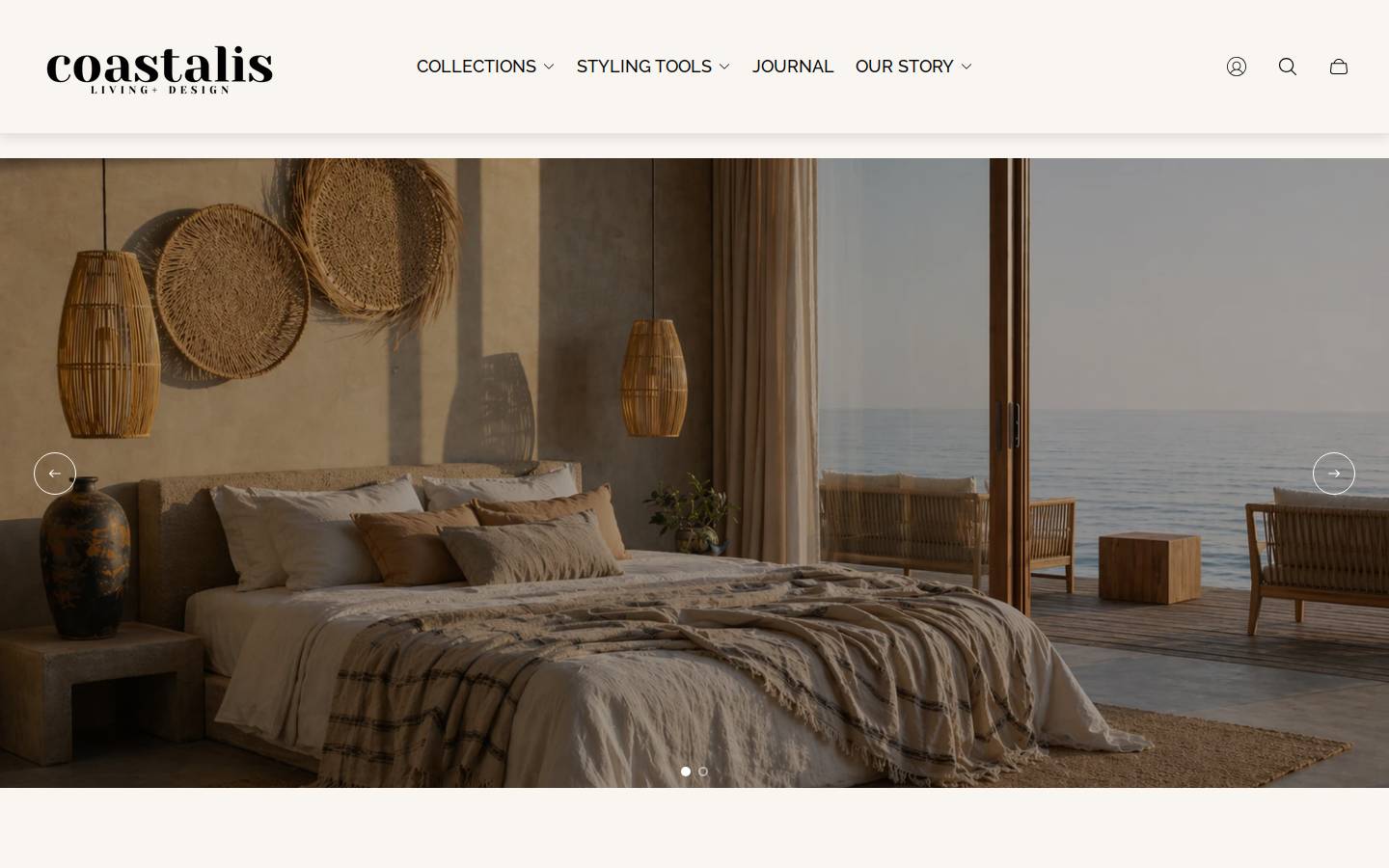 coastalis.com.au homepage screenshot