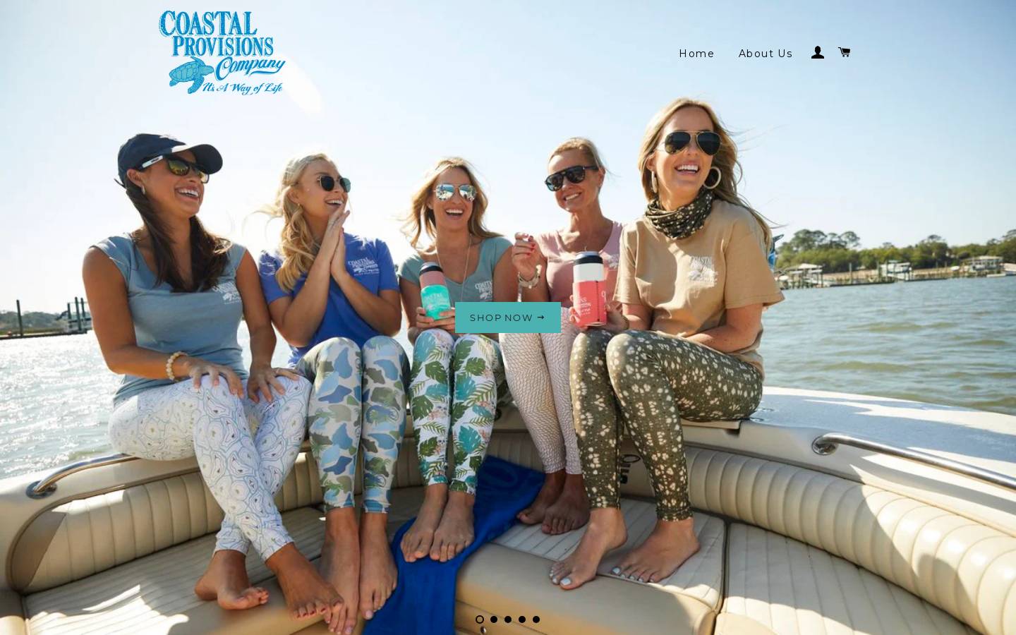 coastalprovisionsco.com homepage screenshot