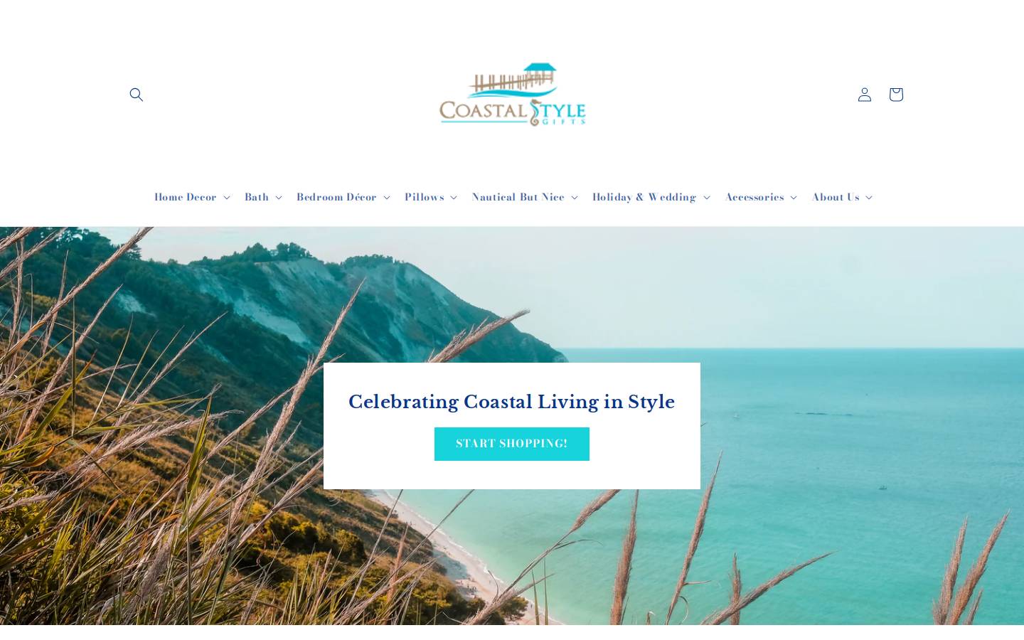coastalstylegifts.com homepage screenshot