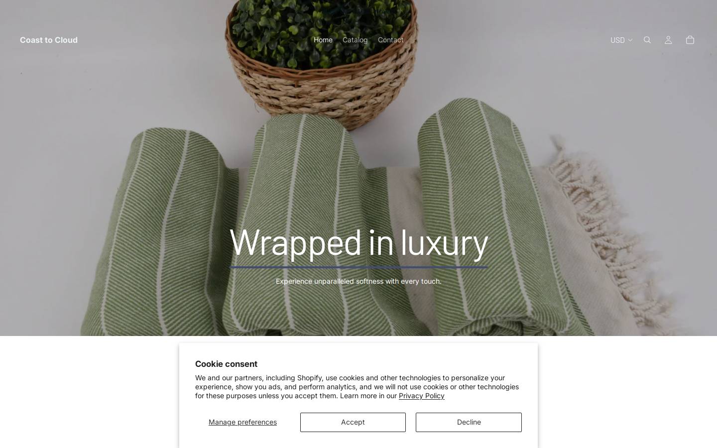 coasttocloud.com homepage screenshot