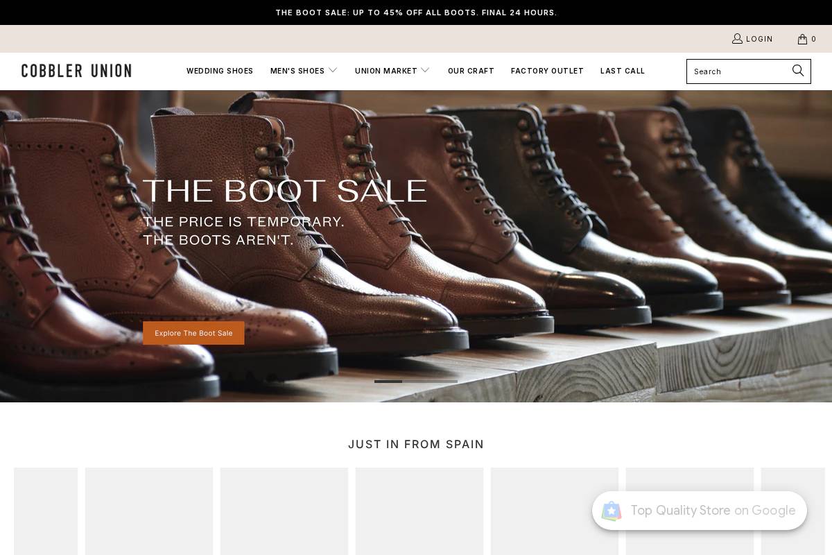 cobbler-union.eu homepage screenshot