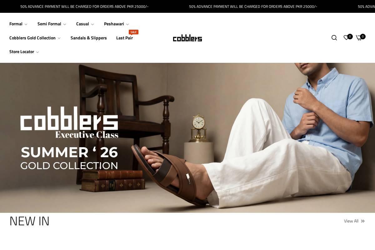cobblersofficial.com homepage screenshot