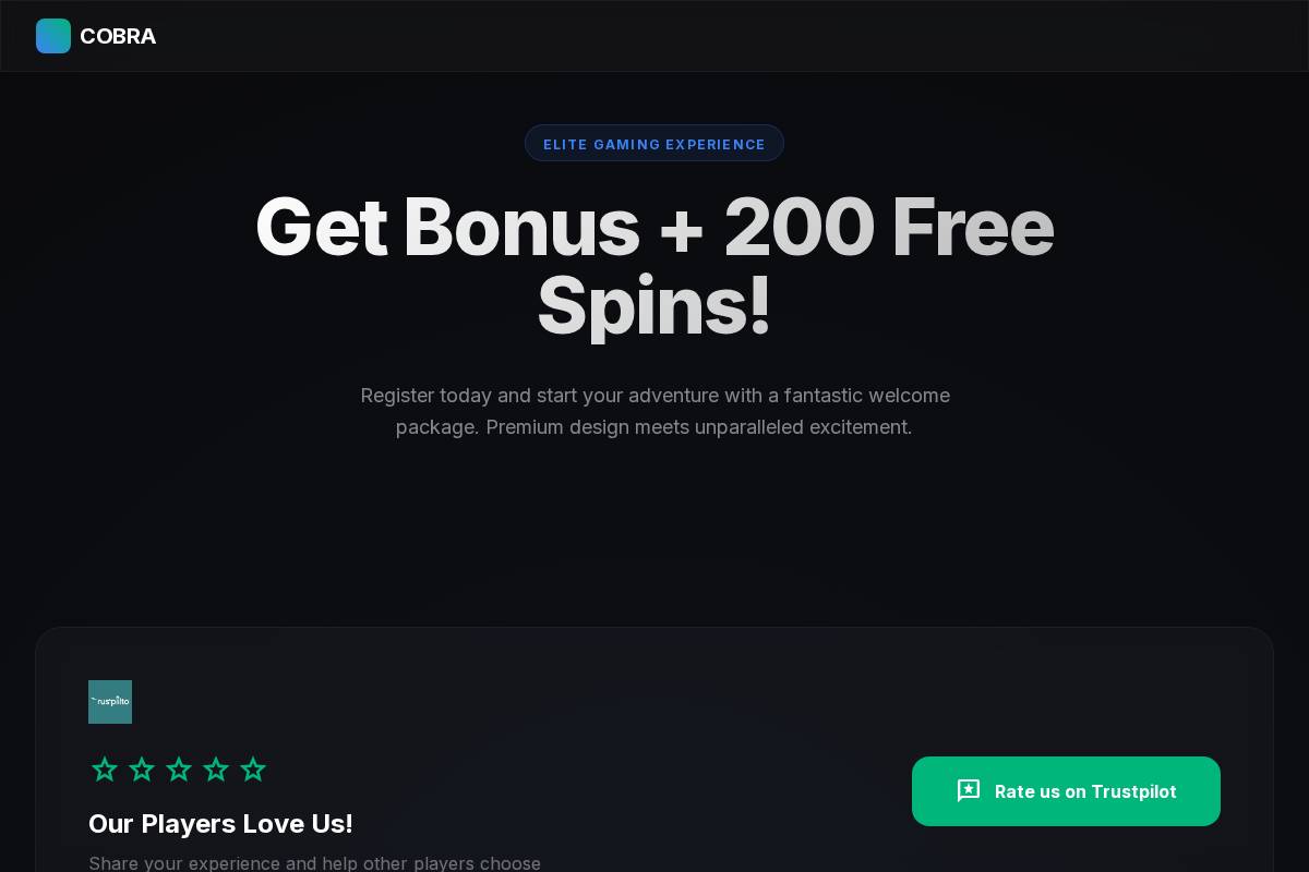 cobracarbonfiber.co homepage screenshot