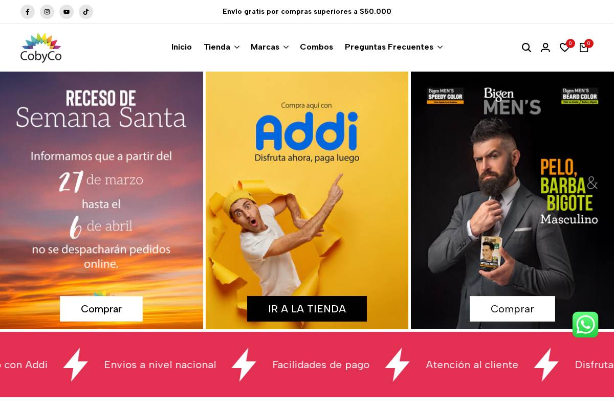 cobyco.co homepage screenshot