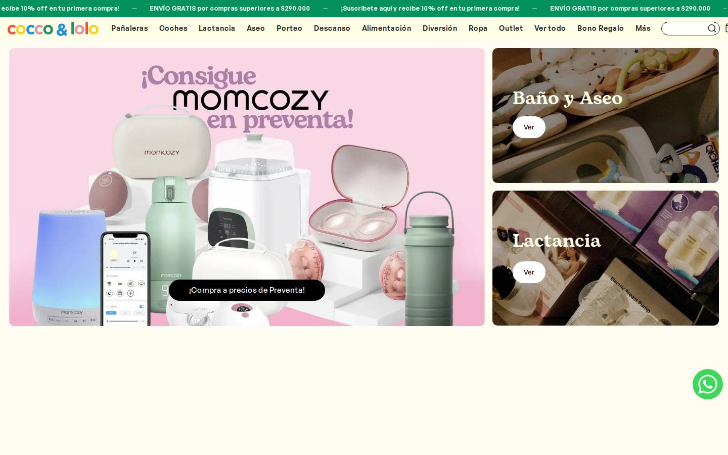 coccoylolo.com homepage screenshot