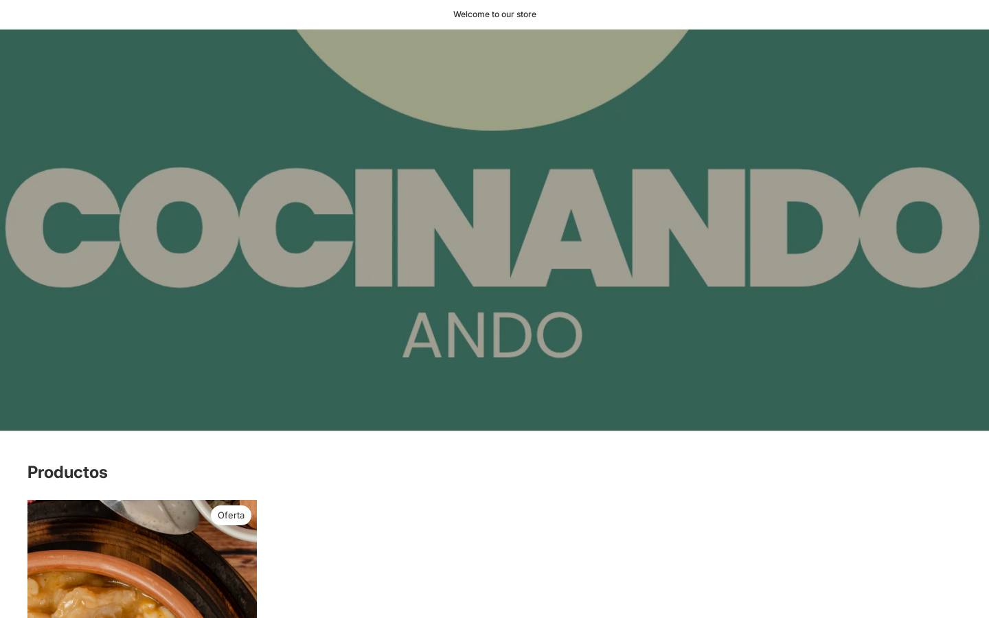 cocinandoando.com homepage screenshot
