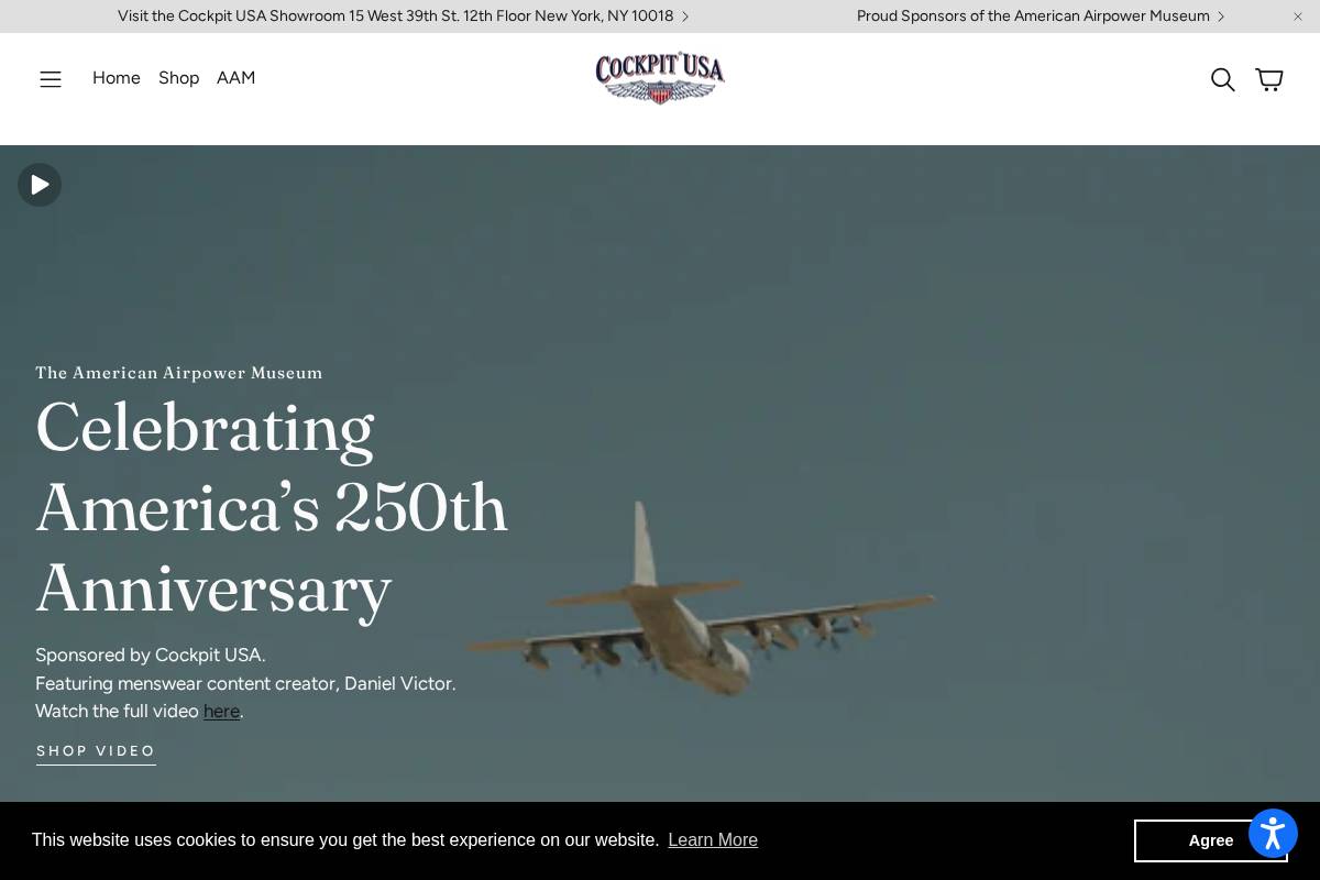 cockpitusa.com homepage screenshot