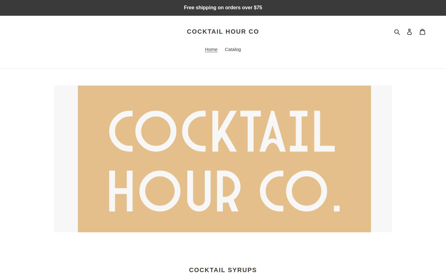 cocktailhourco.com homepage screenshot